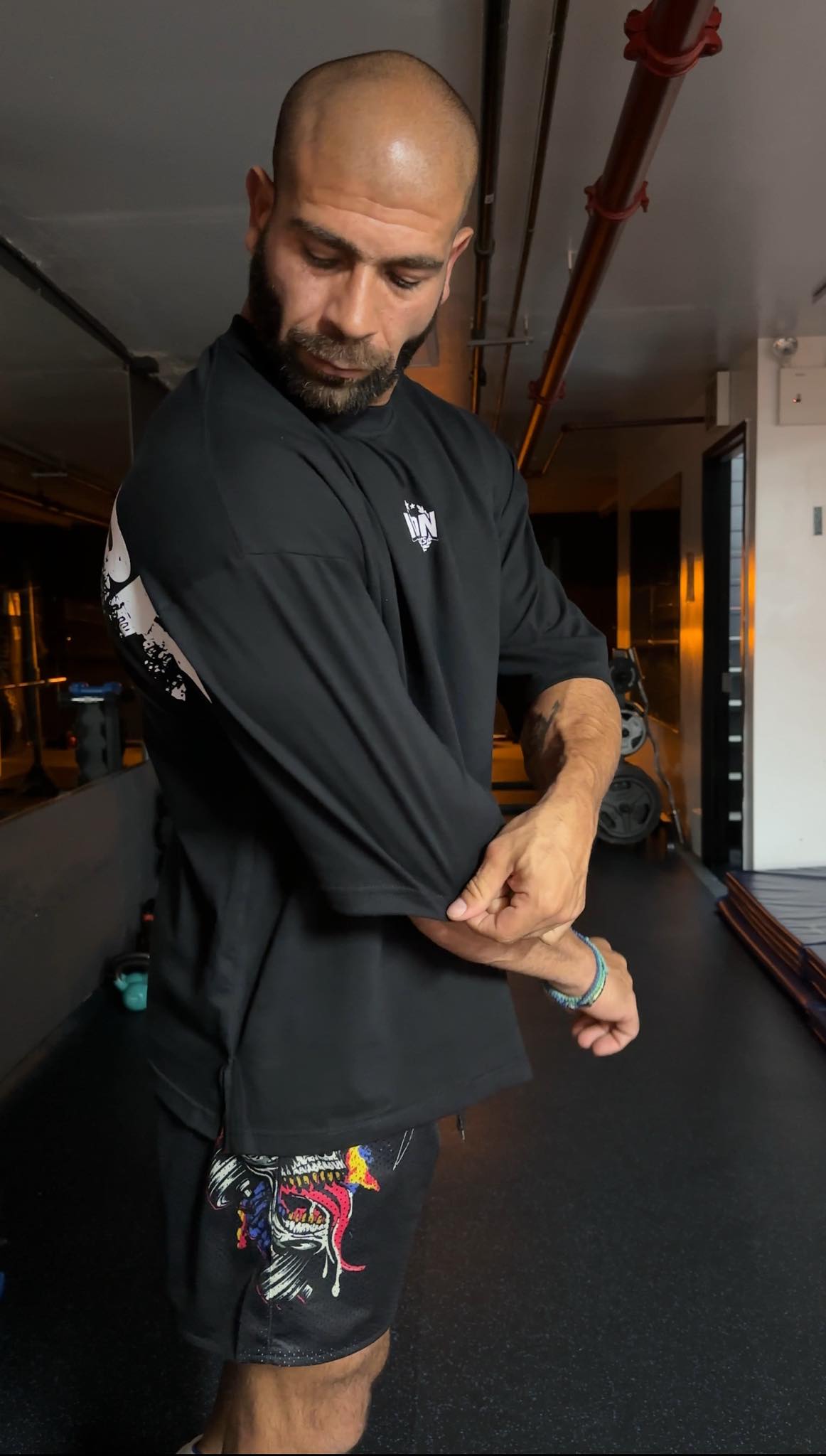 OVERSIZED TEE -NEW YORK LOGO - BLACK COLOR
