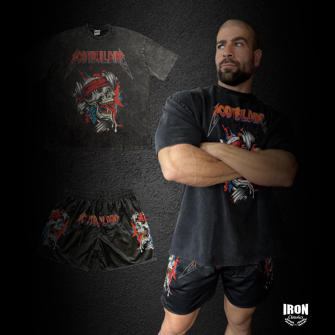 ACID WASH OVERSIZED TEE - ORANGE METALLICA LOGO